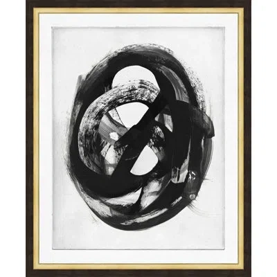 Wendover Art Group Oculus 5 By Thom Filicia - Picture Frame Painting On Paper In Black;white