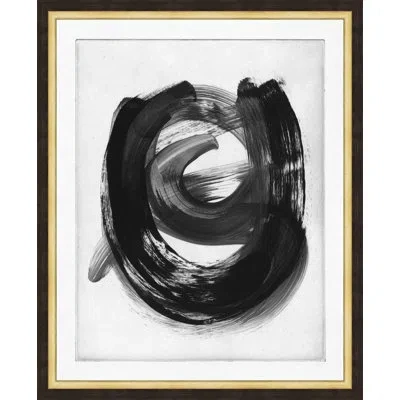 Wendover Art Group Oculus 6 By Thom Filicia - Picture Frame Painting On Paper In Black;white