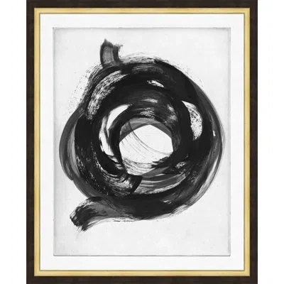 Wendover Art Group Oculus 7 By Thom Filicia - Picture Frame Painting On Paper In Black;white