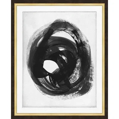 Wendover Art Group Oculus 8 By Thom Filicia - Picture Frame Painting On Paper In Black;white