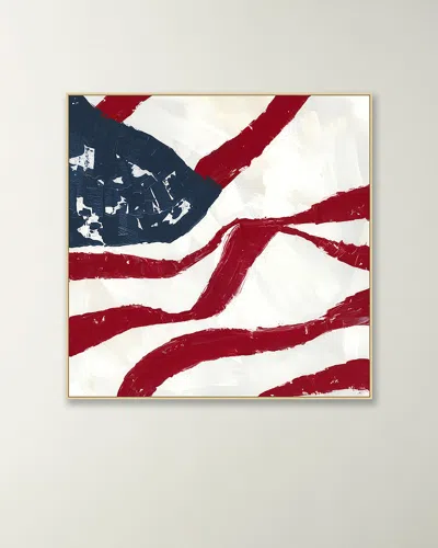 Wendover Art Group 'ode To Red White And Blue' Wall Art In Natural