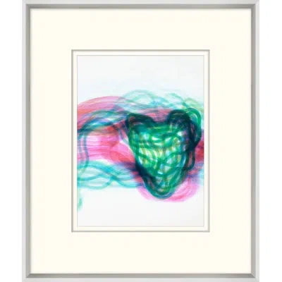Wendover Art Group Onegin - Picture Frame Painting On Paper In Green;pink