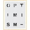 Wendover Art Group Optimistic In White,black