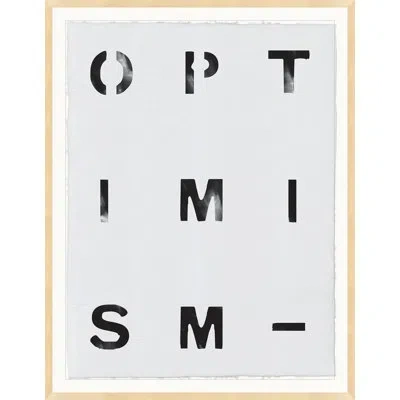 Wendover Art Group Optimistic In White,black