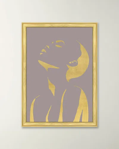 Wendover Art Group 'opulent Profile' Wall Art In Purple