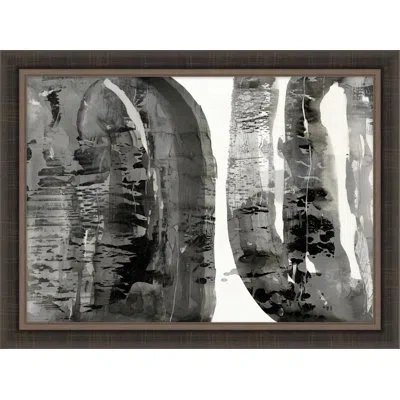 Wendover Art Group Orb Duo By Thom Filicia - Picture Frame Painting On Paper In White;gray