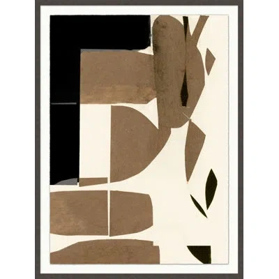 Wendover Art Group Organic Expansion In Tan,brown,black