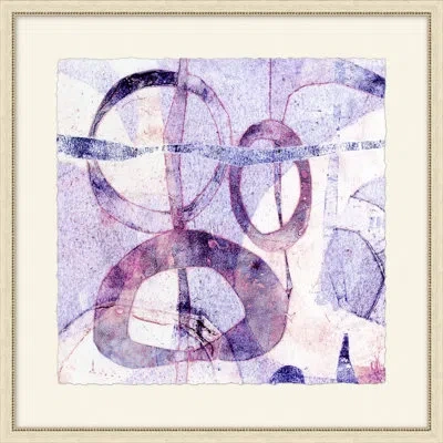 Wendover Art Group Organic Ties 2 - Picture Frame Painting On Paper In Pink;purple