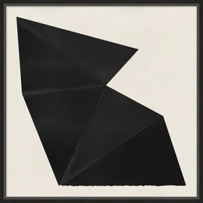Wendover Art Group Origami 1 By Lillian August - Picture Frame Graphic Art On Paper In Black;ivory