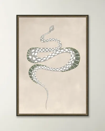 Wendover Art Group Ornamental Serpent' Wall Art In Neutral