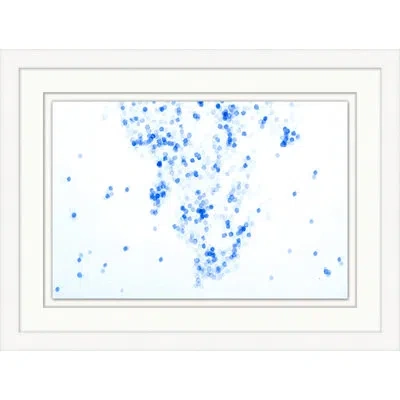 Wendover Art Group Out Of Focus 3 By Mat Sanders - Picture Frame Painting On Paper In Blue;white