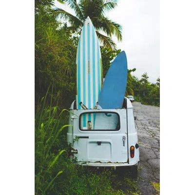 Wendover Art Group Out To Surf In Blue,green,white