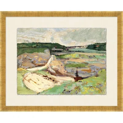 Wendover Art Group Over The Bluff - Picture Frame Painting On Paper In Multicolor