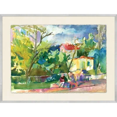 Wendover Art Group Painterly View 5 - Picture Frame Painting On Paper In Multicolor