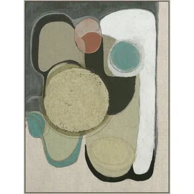 Wendover Art Group Palm Springs Morning 1 - Floater Frame Print In Blue,gray,beige