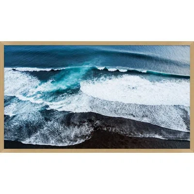 Wendover Art Group " Panorama Currents " In Blue,white,black