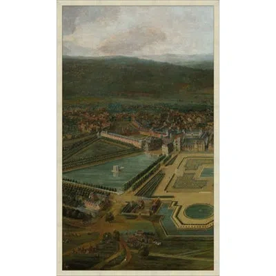 Wendover Art Group Panoramic Castle View 1 - Picture Frame Painting On Paper In Multicolor