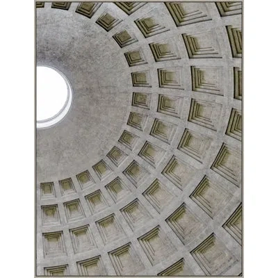 Wendover Art Group Pantheon Diptych B In Grey;black,white