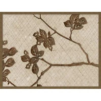 Wendover Art Group Paper Cut Melody 2 - Picture Frame Painting In Brown