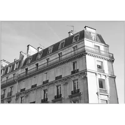 Wendover Art Group Paris Apartment By Lillian August - Picture Frame Photograph On Plastic/acrylic In Gray