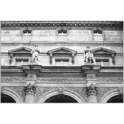 Wendover Art Group Paris Architecture By Lillian August - Picture Frame Photograph On Plastic/acrylic In Gray