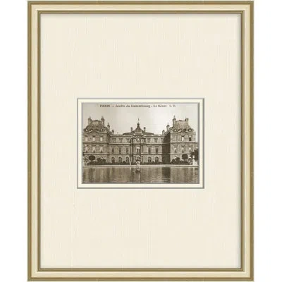 Wendover Art Group Paris- Jardin De Luxembourg - Picture Frame Graphic Art On Paper In Gray