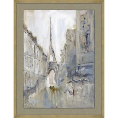 Wendover Art Group Paris View In Blue,gray,ivory,beige