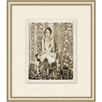 Wendover Art Group Parish Style 1 - Picture Frame Drawing Print In Brown