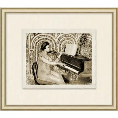 Wendover Art Group Parish Style 3 - Picture Frame Drawing Print In Brown