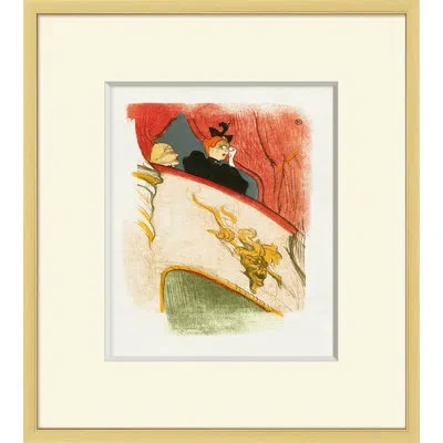 Wendover Art Group Parisian Life 1 - Picture Frame Painting In Red;ivory