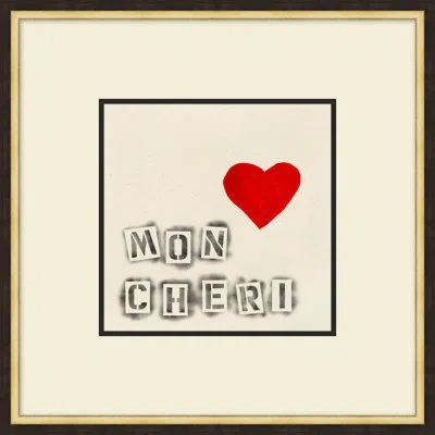 Wendover Art Group Parisian Anthology 5 - Picture Frame Textual Art On Paper In Black;cream