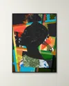 Wendover Art Group 'patchwork Profile 2' Wall Art In Espresso