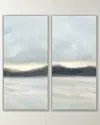 Wendover Art Group Peeking Sunlight Two-piece Giclee On Canvas Wall Art Set In Gray