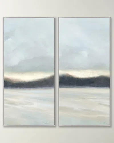 Wendover Art Group Peeking Sunlight Two-piece Giclee On Canvas Wall Art Set In Gray