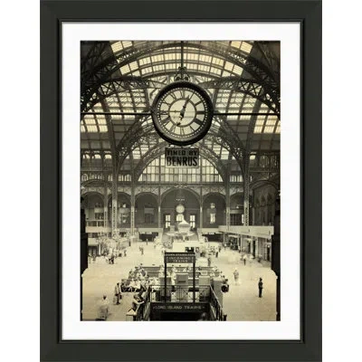 Wendover Art Group Penn Station I - Picture Frame Photograph On Paper In Black;white