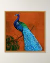 WENDOVER ART GROUP PERCHED PEACOCK 2 FRAMED GICLEE