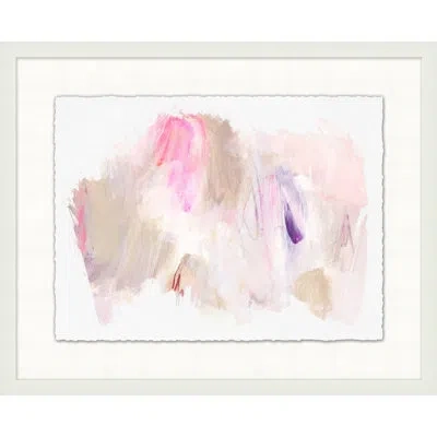 Wendover Art Group Petal Pink 3 - Picture Frame Painting On Paper In White;pink;light Brown