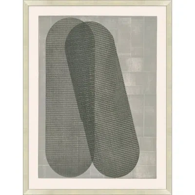Wendover Art Group Pill Study 3 By Thom Filicia - Picture Frame Graphic Art On Paper In Gray