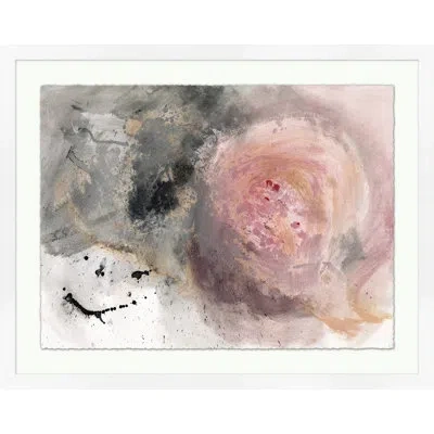 Wendover Art Group Pink Dust By Christopher Kennedy - Picture Frame Painting On Paper In Gray;pink