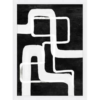 Wendover Art Group Pipes 2 By Christopher Kennedy - Picture Frame Painting On Paper In Black;white