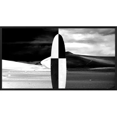 Wendover Art Group Polarized 4 By Mat Sanders - Shadowbox Photograph On Paper In Black;white;gray