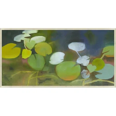Wendover Art Group Pond Colors In Green,blue,white