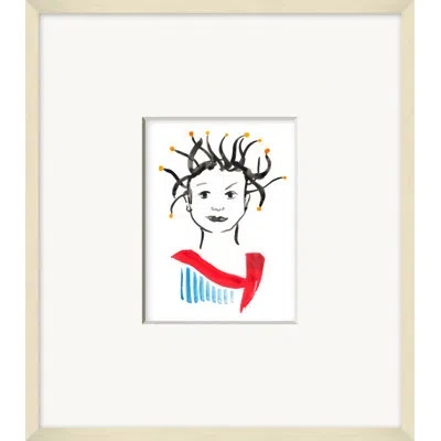 Wendover Art Group Portrait Of Vitality 6 In Black,red,blue