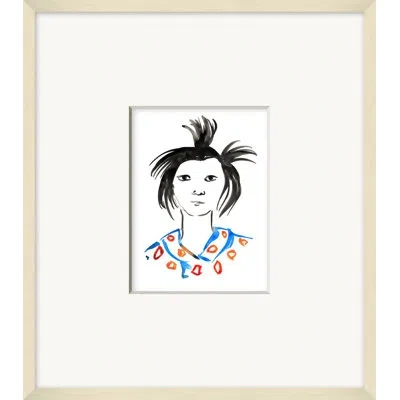 Wendover Art Group Portrait Of Vitality 7 In Black,blue,orange