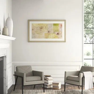 Wendover Art Group Postmarked - Picture Frame Drawing Print On Paper In Beige;yellow