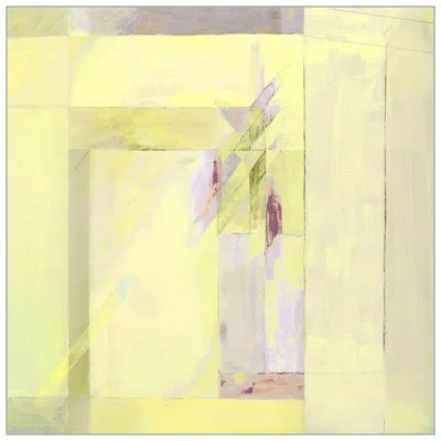 Wendover Art Group Primrose Illusions 1 By Lillian August - Picture Frame Painting On Canvas In Yellow