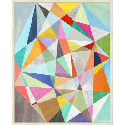 Wendover Art Group Prism 1 - Picture Frame Painting On Paper In Multi