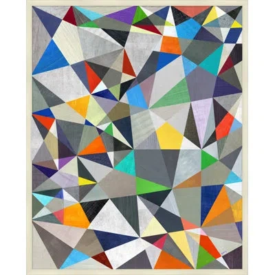 Wendover Art Group Prism 2 - Picture Frame Painting On Paper In Multi