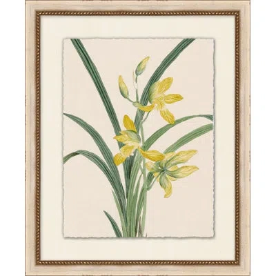 Wendover Art Group Prisma Floral 14 - Picture Frame Painting In Green;beige;yellow