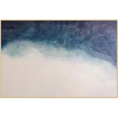 Wendover Art Group Prussian Abstract In Blue,white